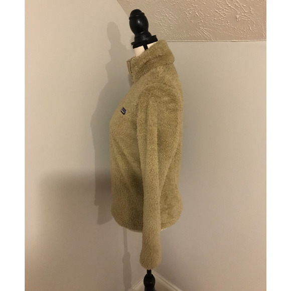 Patagonia Women's Los Gatos El Cap Khaki 1/4 Zip Fleece Pullover Top - Small - Picture 3 of 12